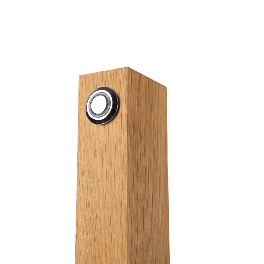 LED namizna svetilka VERDE LED/10W/230V 3000K hrast/črna