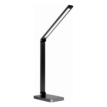 LED Namizna svetilka z brezžičnim polnilnikom LED/10W/230V 3000/4000/4500/5000/6000K črna