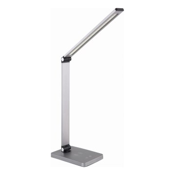 LED Namizna svetilka z brezžičnim polnilnikom LED/10W/230V 3000/4000/4500/5000/6000K mat krom