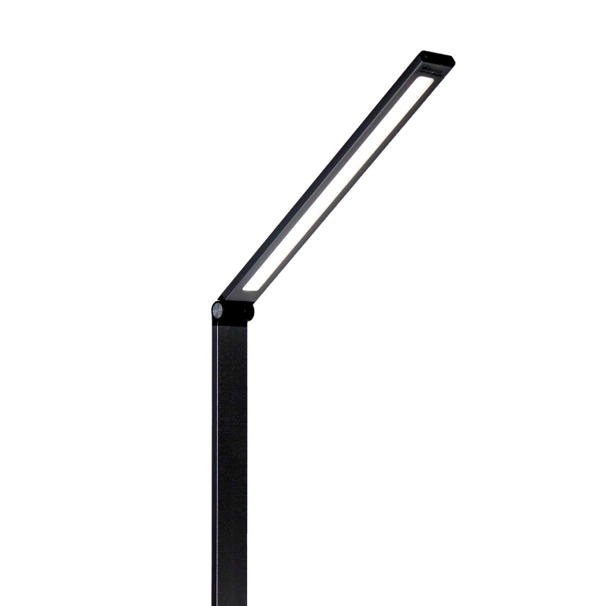 LED Namizna svetilka z brezžičnim polnilnikom LED/10W/230V 3000/4000/4500/5000/6000K črna