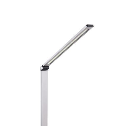 LED Namizna svetilka z brezžičnim polnilnikom LED/10W/230V 3000/4000/4500/5000/6000K mat krom