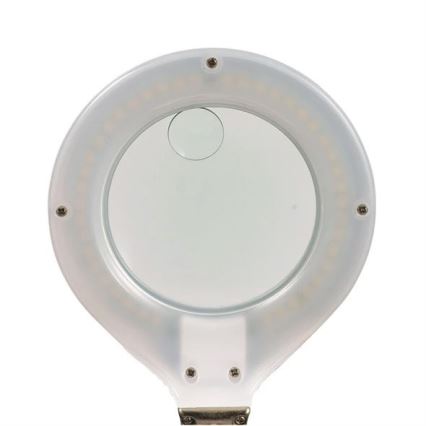 LED Namizna svetilka z lupo LED/6,5W/230V bela