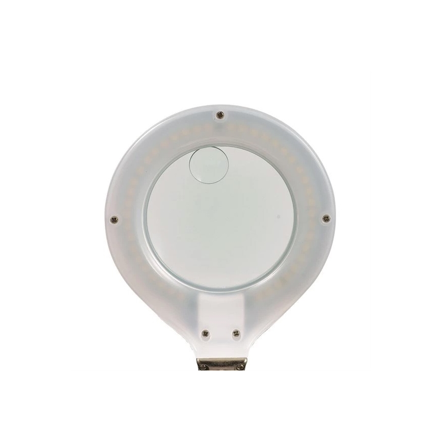 LED Namizna svetilka z lupo LED/6,5W/230V bela