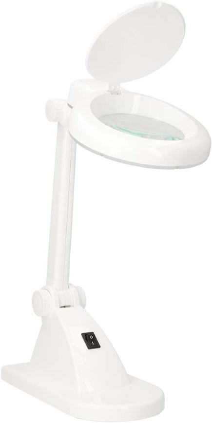LED namizna svetilka z lupo LED/6W/230V bela