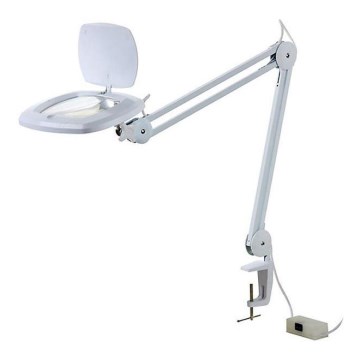 LED Namizna svetilka z lupo LED/7W/230V 6500K bela