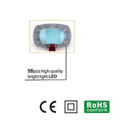 LED Namizna svetilka z lupo LED/7W/230V 6500K bela