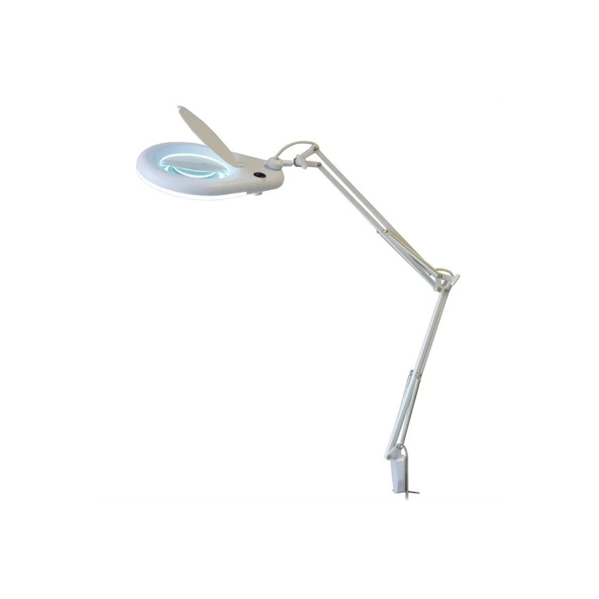 LED Namizna svetilka z lupo LED/9W/230V bela/sijajni krom