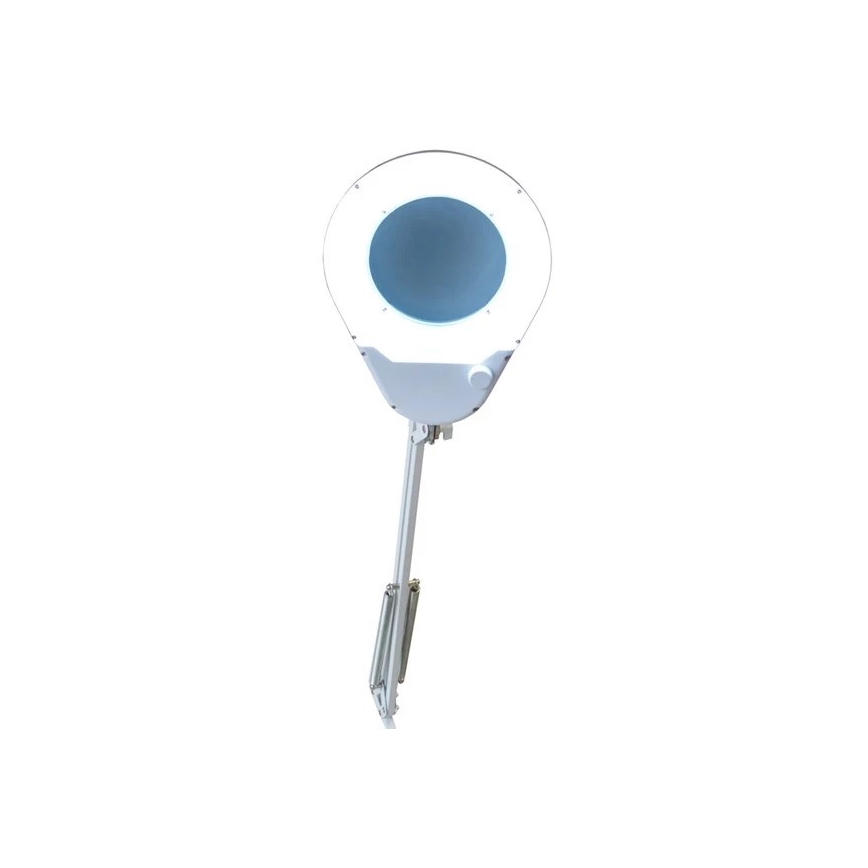 LED Namizna svetilka z lupo LED/9W/230V bela/sijajni krom