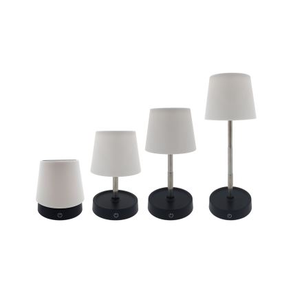 LED namizna svetilka z možnostjo zatemnitve in upravljanjem na dotik, 3W/5V USB, 800 mAh, bela