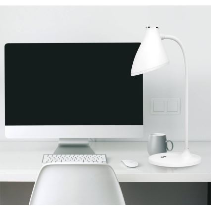 Zatemnjiva LED namizna svetilka na dotik, 5 W/5 V, 2400 mAh