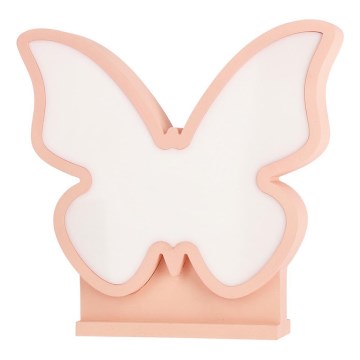 LED Namizna svetilka za otroke BUTTERFLY LED/14W/230V roza