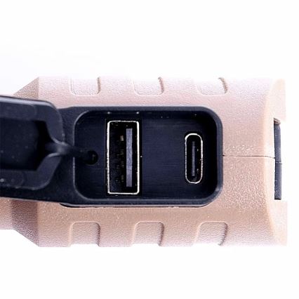 LED Zatemnitvena polnilna delo svetilka s funkcijo power bank LED/4W/5V IPX4 600 sijajni 2000 mAh