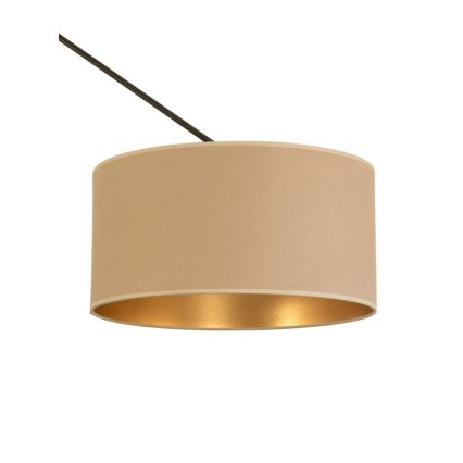 LED nastavljiv lestenec na drogu GORTA 1xE27/60W/230V bež/zlata