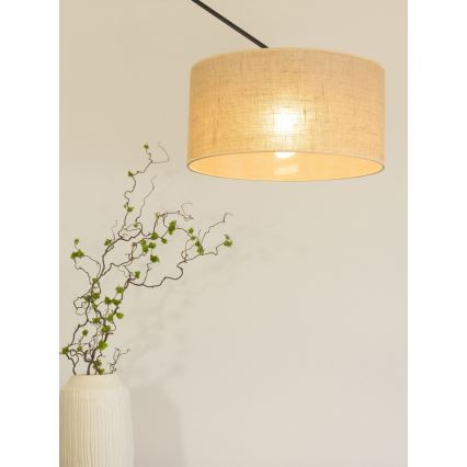 LED nastavljiv lestenec na palici GORTA 1xE27/60W/230V juta