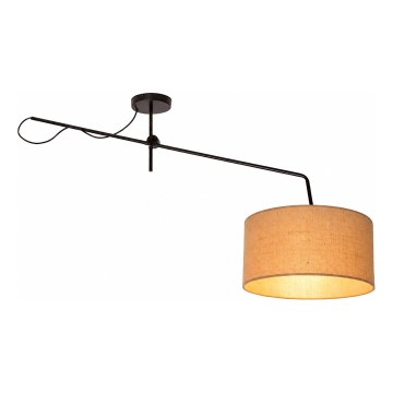 LED Nastavljiv pritrjen lestenec VENICE 1xE27/60W/230V juta