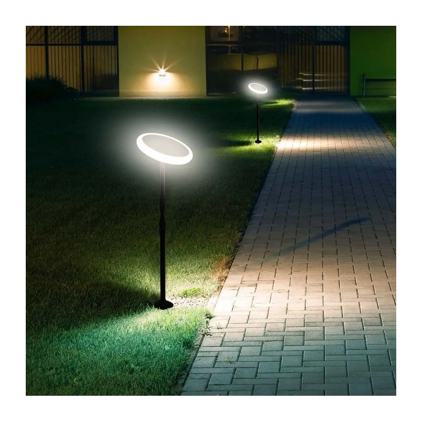 LED Nastavljiv solarna svetilka GARDEN LED/8W/5V 60-129 cm 4000K IP65