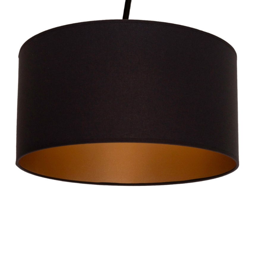 LED nastavljiv stropni lestenec VENICE 1xE27/60W/230V črna/zlata