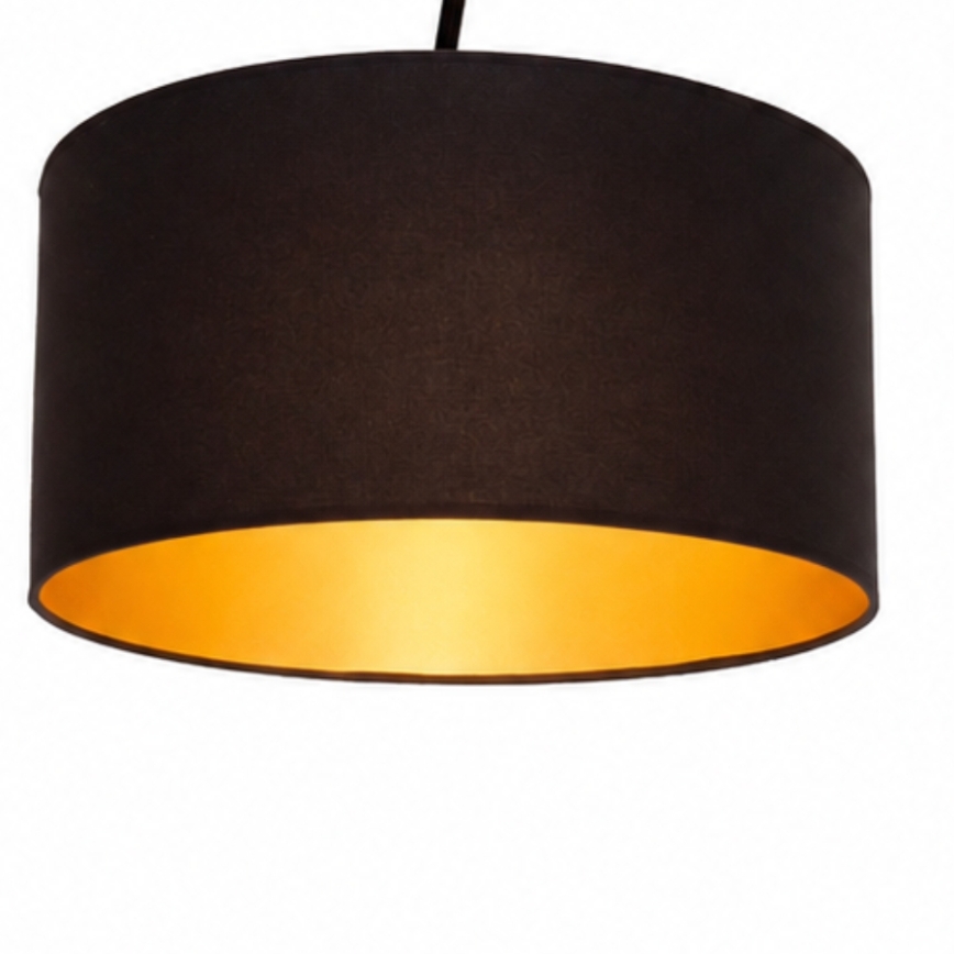 LED nastavljiv stropni lestenec VENICE 1xE27/60W/230V črna/zlata