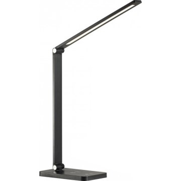 LED nastavljiva namizna svetilka z brezžičnim polnjenjem QI NOBLITE Q LED/7W/230V 3000/4000/6500K črna