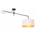 LED nastavljiva površinsko pritrjena stropna svetilka VENICE 1xE27/60W/230V bela/zlata
