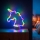 LED neonska namizna dekoracija LED/2W/3xAA USB samorog