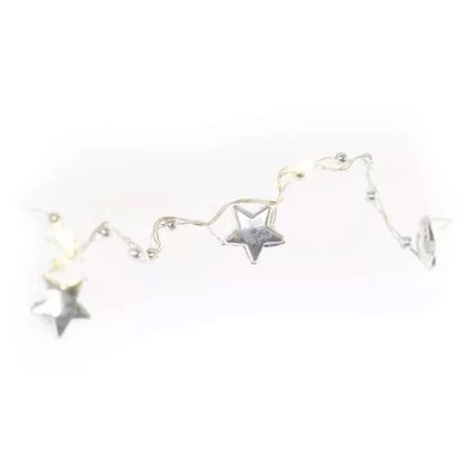 LED  niz 20xLED/2xAA 2,2 m topla bela