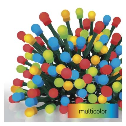 LED niz 300xLED/8 funkcij 35m IP44 topla bela