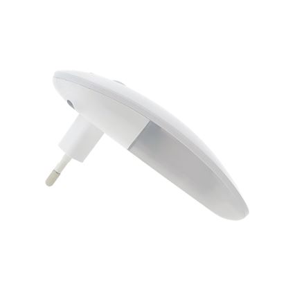 LED Nočna luč s senzorjem LED/1W/230V bela