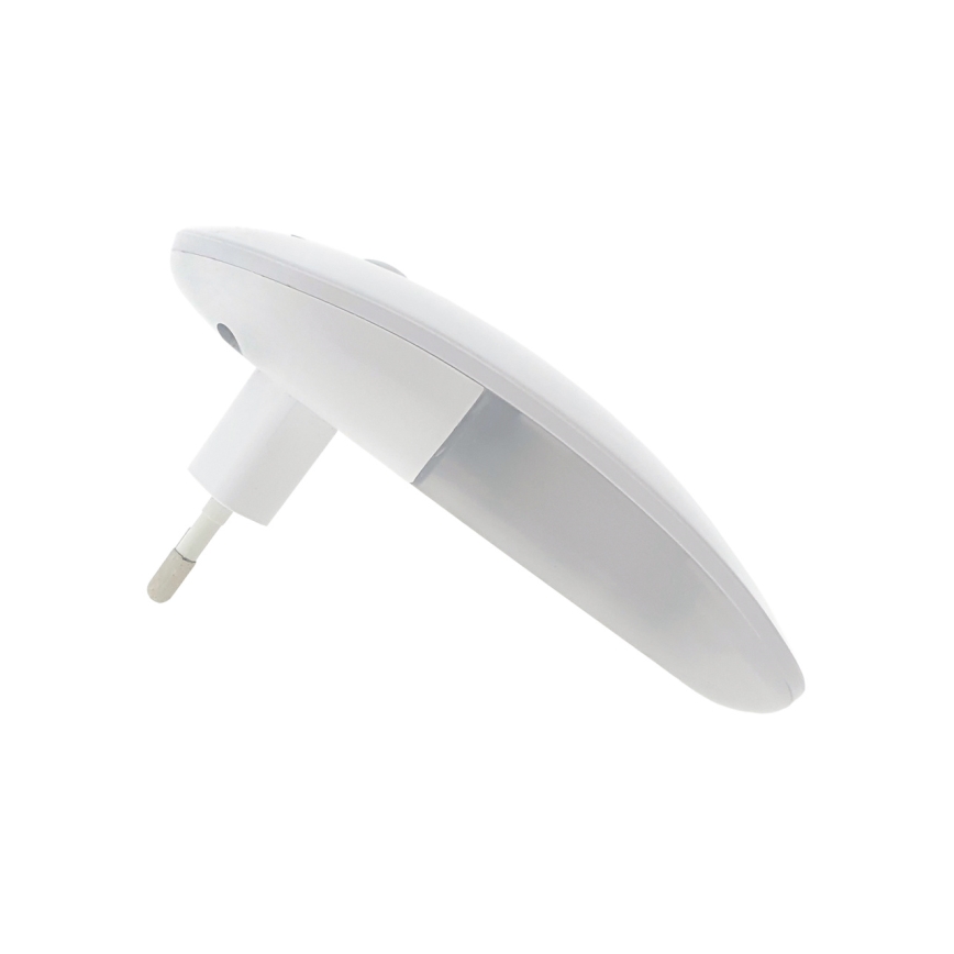 LED Nočna luč s senzorjem LED/1W/230V bela