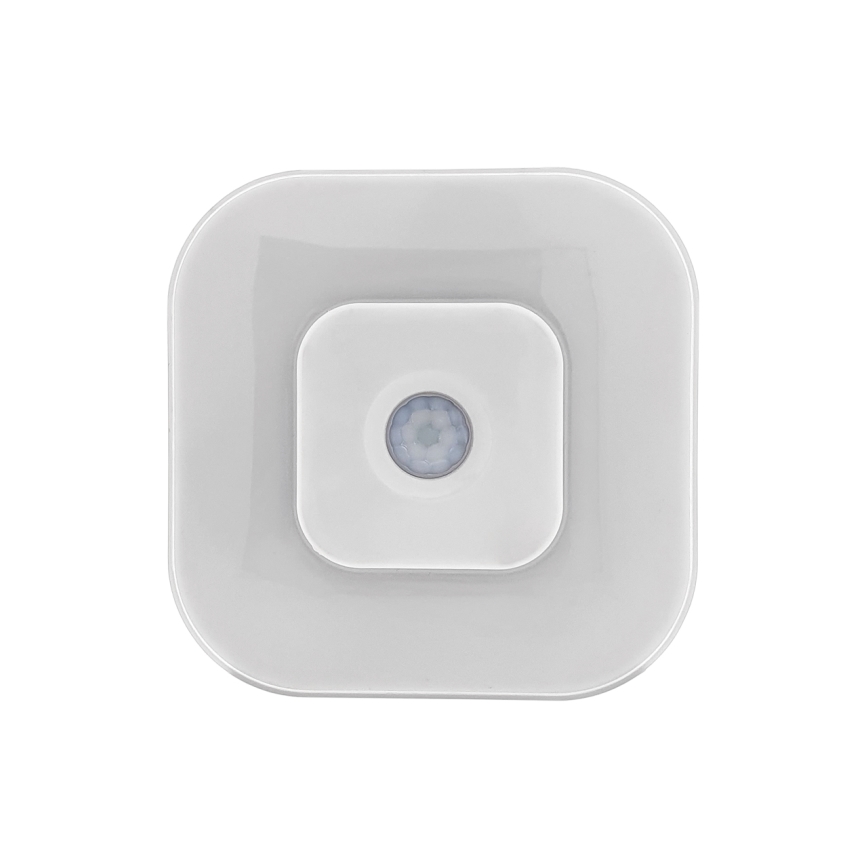 LED nočna lučka s senzorjem LED/0,5W/4,5V 3xAAA bela