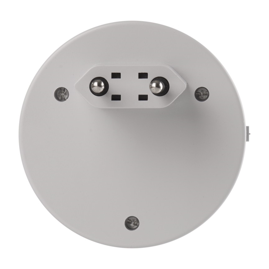LED Nočna svetilka s fotosenzorjem +2xUSB 3xLED/0,3W/230V