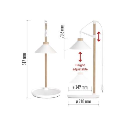 LED notranja svetilka za gojenje rastlin GROW LED/7W/5V