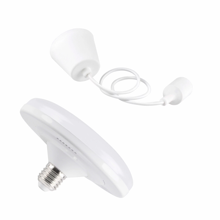 LED Obesna svetilka KIKI 1xE27/10W/230V bela