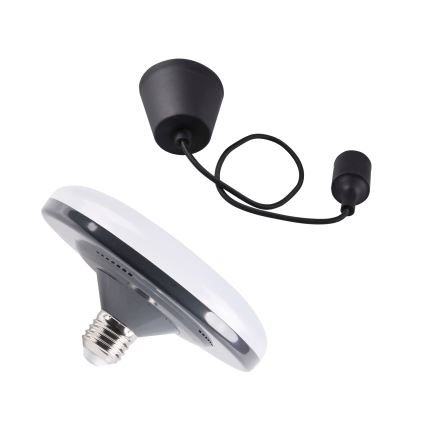 LED Obesna svetilka KIKI 1xE27/10W/230V črna