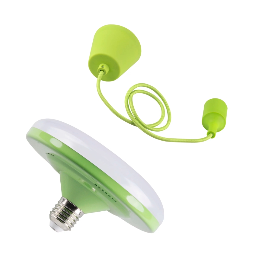 LED Obesna svetilka KIKI 1xE27/10W/230V zelena