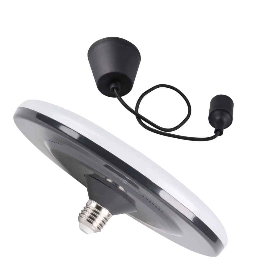 LED Obesna svetilka KIKI 1xE27/15W/230V črna