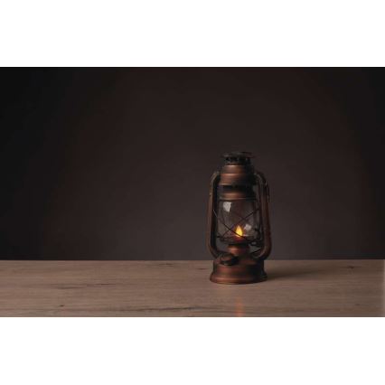 LED Okrasna petrolejska svetilka VINTAGE 1xLED/1,5W/3xAA