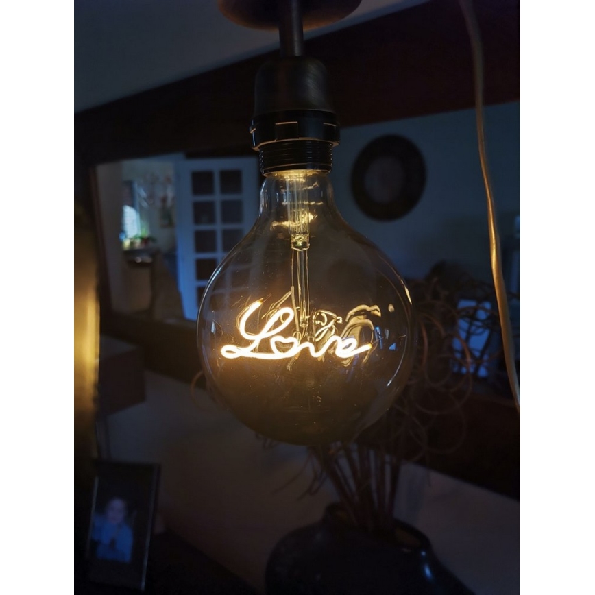 LED Okrasna žarnica FILAMENT G125 E27/5W/230V 2200K