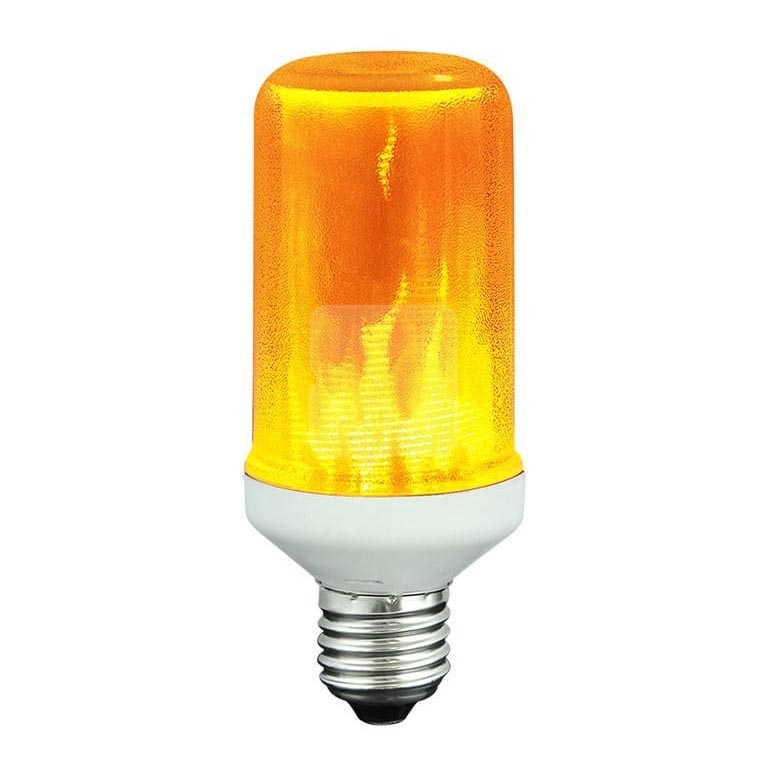 LED Okrasna žarnica FLAME T60 E27/3W/230V 1400K