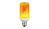 LED Okrasna žarnica FLAME T60 E27/3W/230V 1400K