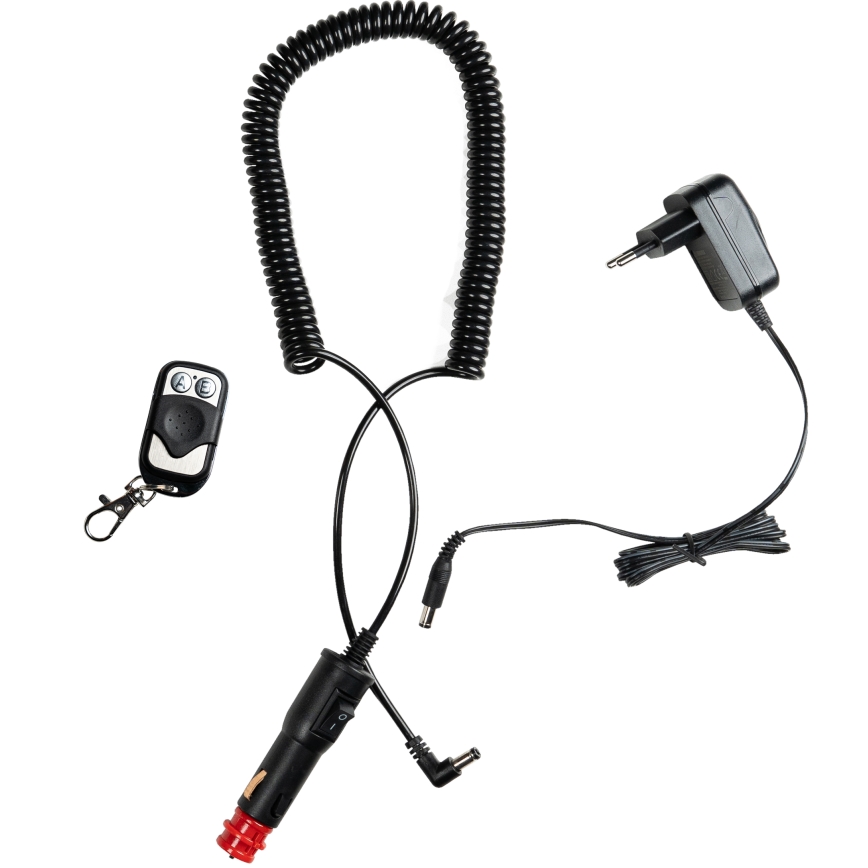LED Opozorilni svetilnik LED/12-24V IP65 + Daljinski upravljalnik