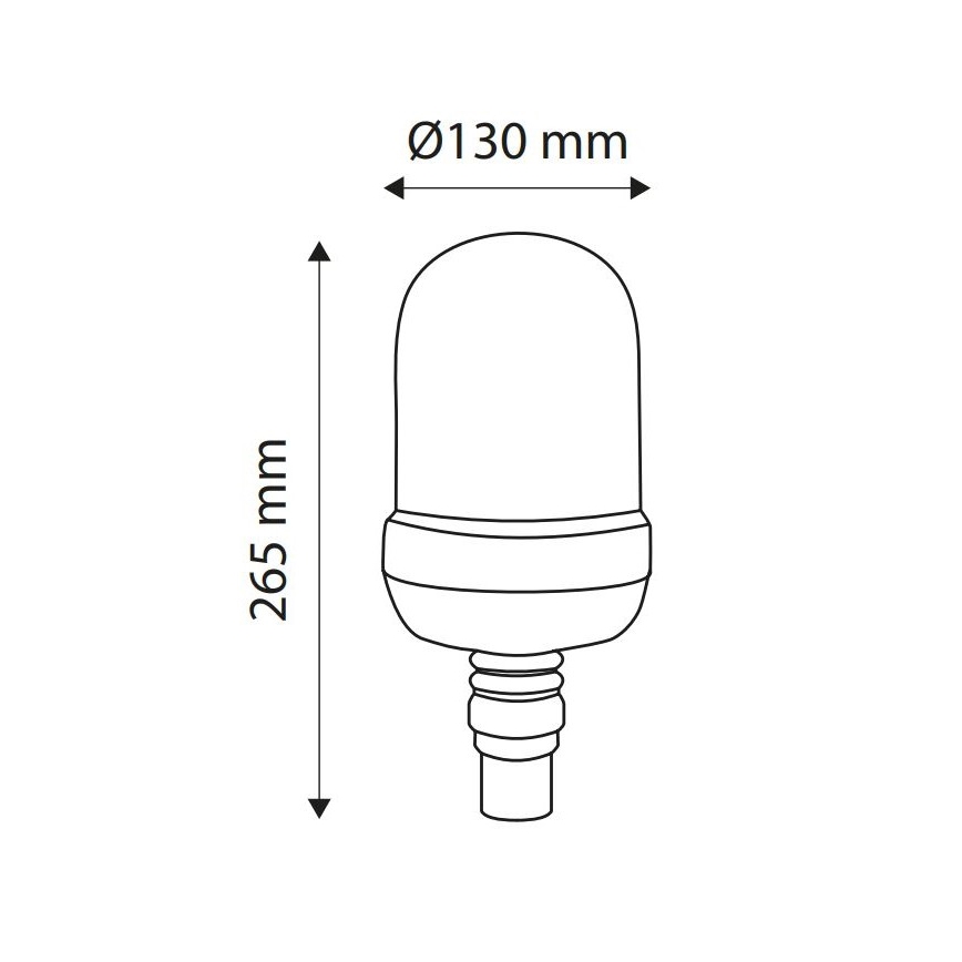 LED Opozorilni svetilnik LIGHT LED H1/12-24V