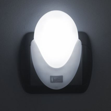 LED Orientacijska lučka v vtičnico LED/1W/230V