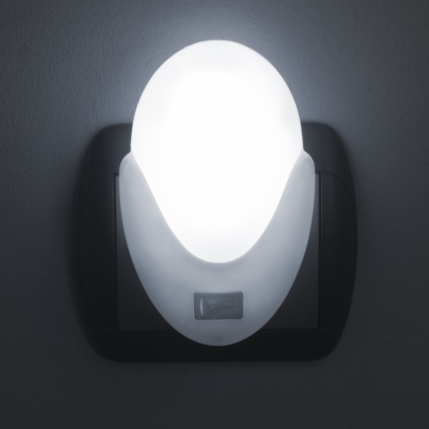 LED Orientacijska lučka v vtičnico LED/1W/230V