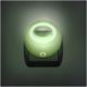 LED Orientacijska lučka v vtičnico s senzorjem LED/1W/230V zelena