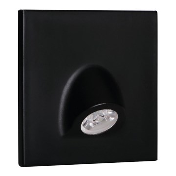 LED Orientacijska svetilka MEFIS LED/0,7W/12V 3000 K črna