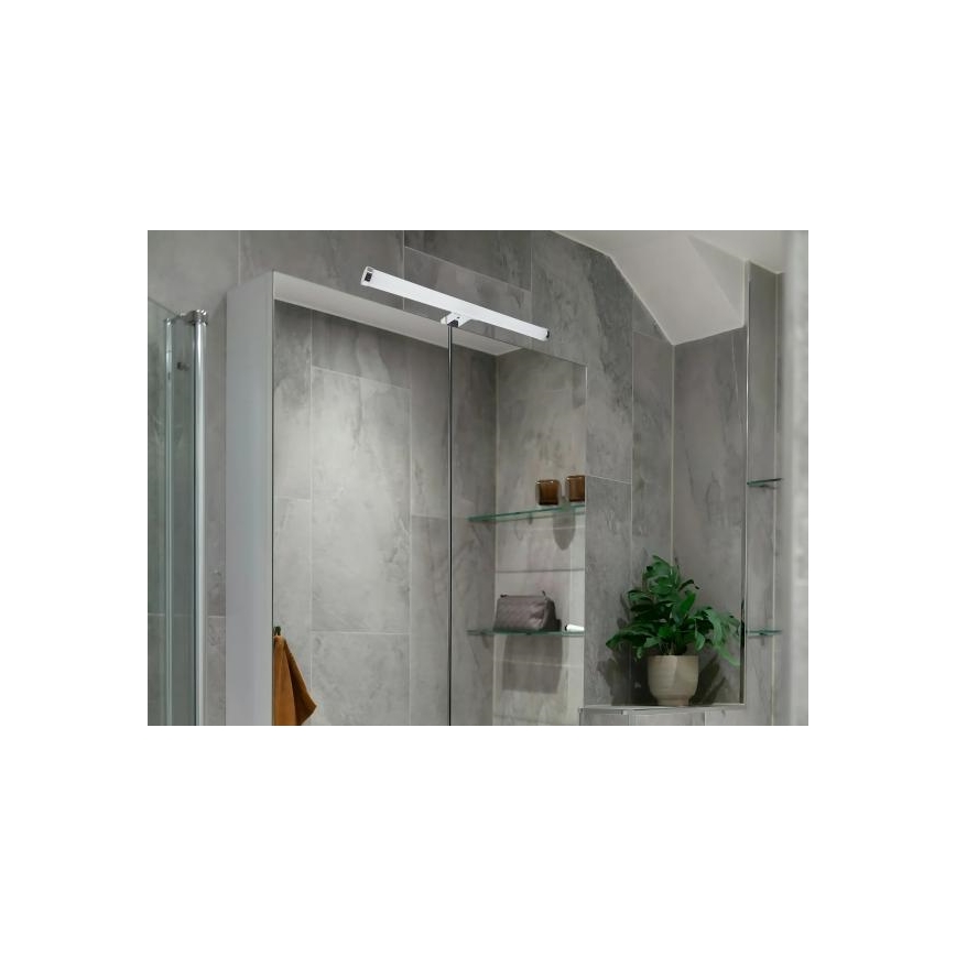 LED osvetlitev kopalniškega ogledala LED/10W/230V 45 cm IP44 sijajni krom