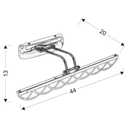 LED Osvetlitev ogledala MOVE LED/6W/230V