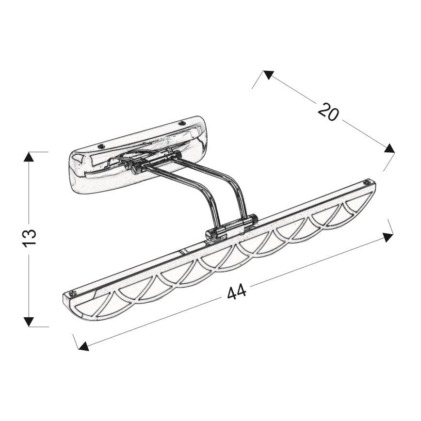 LED Osvetlitev ogledala MOVE LED/6W/230V