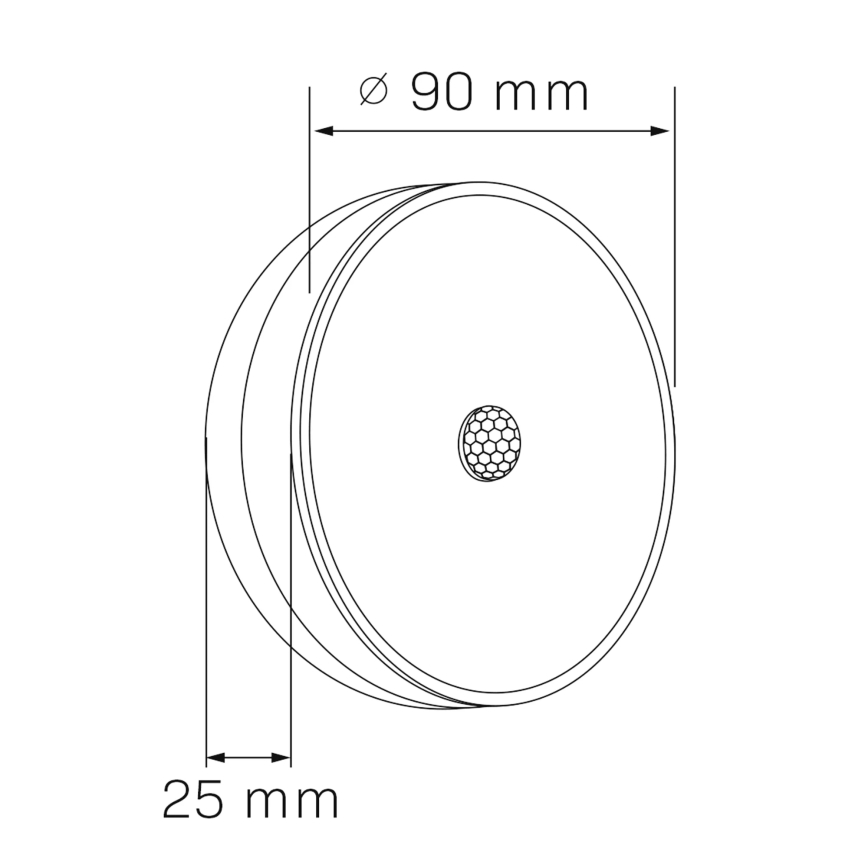 LED Osvetlitev za garnituro s senzorjem LED/1,2W/4,5V 3xAA mat krom